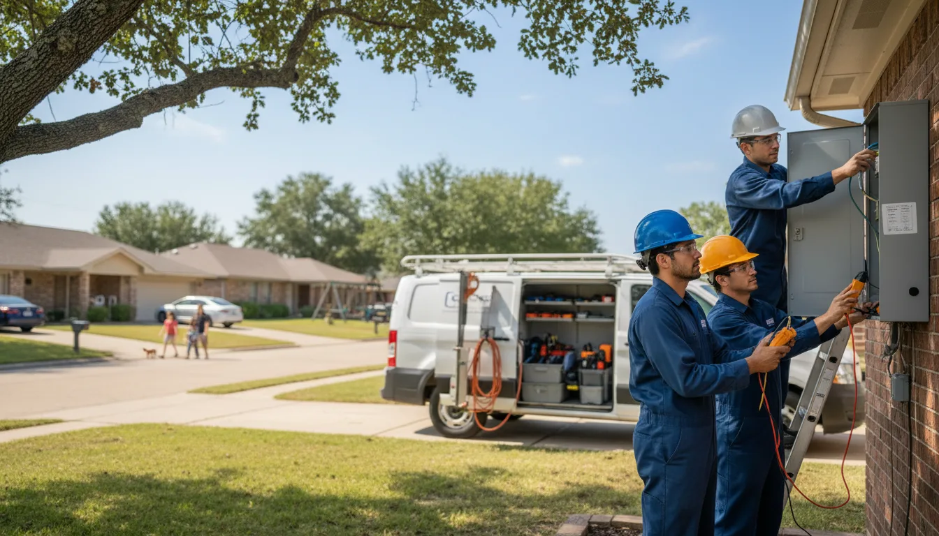 Certified electrician providing emergency electrical services in Janesville, WI